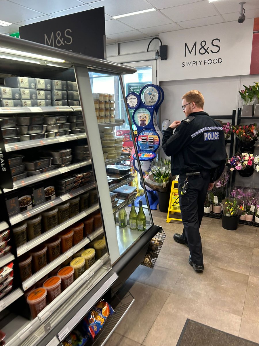 PC 2178 & PC 1035 have done patrols stores in Broughton Astley and Market Harborough today. We have visited the Spar in Broughton, Spar in Harborough and the BP in Harborough. Great to chat to staff around any updates or concerns they have regarding theft from their store.