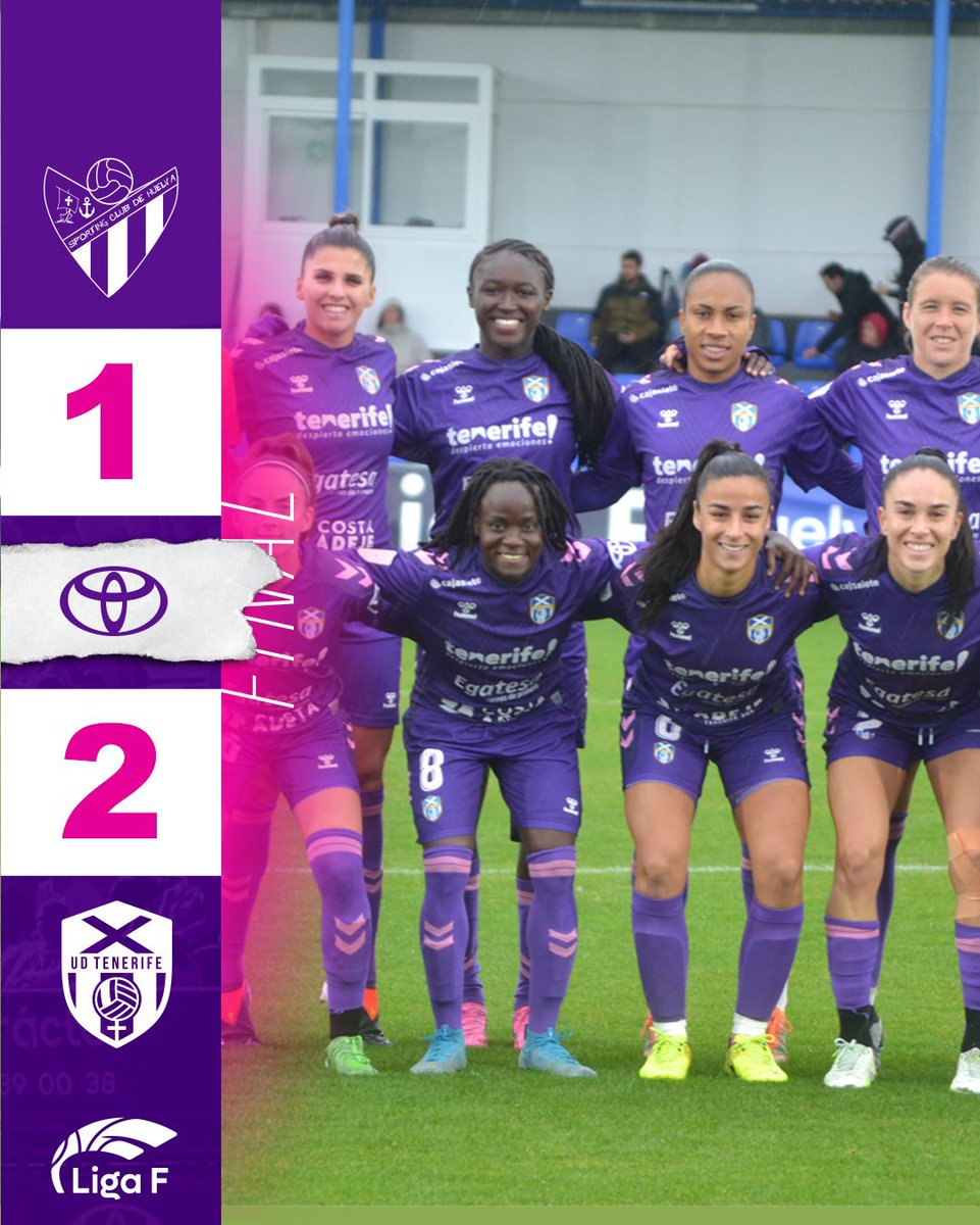 💙🤍 |FINAL| ¡Gran remontada y +3️⃣!

Segunda victoria consecutiva para las guerreras antes del parón 🙌🏻💪🏻

⚽️ <a href="/GiftMonday21/">Gift Monday</a> 
⚽️ <a href="/AgusBarroso5/">AgusBarroso</a> 

#UDTenerife #ContigoVamosAPorMás