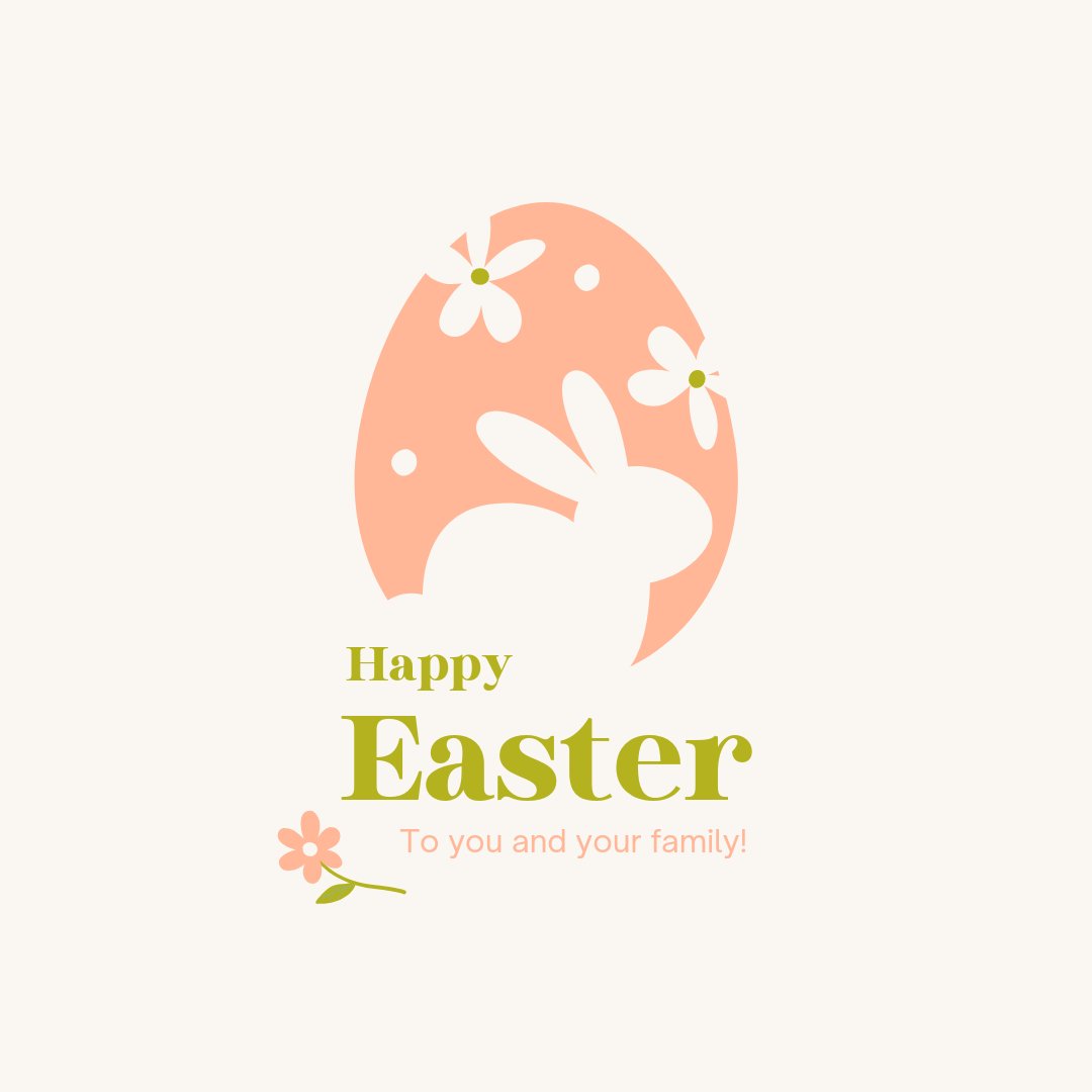 Hoping your Easter is full of the sweetest things in life! Wishing you nothing but smiles, sunshine, and lots of sweet treats this Easter day. May you enjoy this day surrounded by friends, family, and plenty of chocolate!