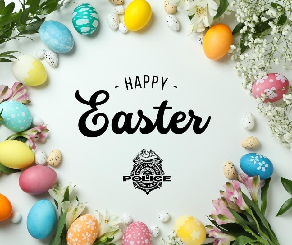 Happy Easter to all who celebrate! Have a safe and eggs-travagant celebration🐣.