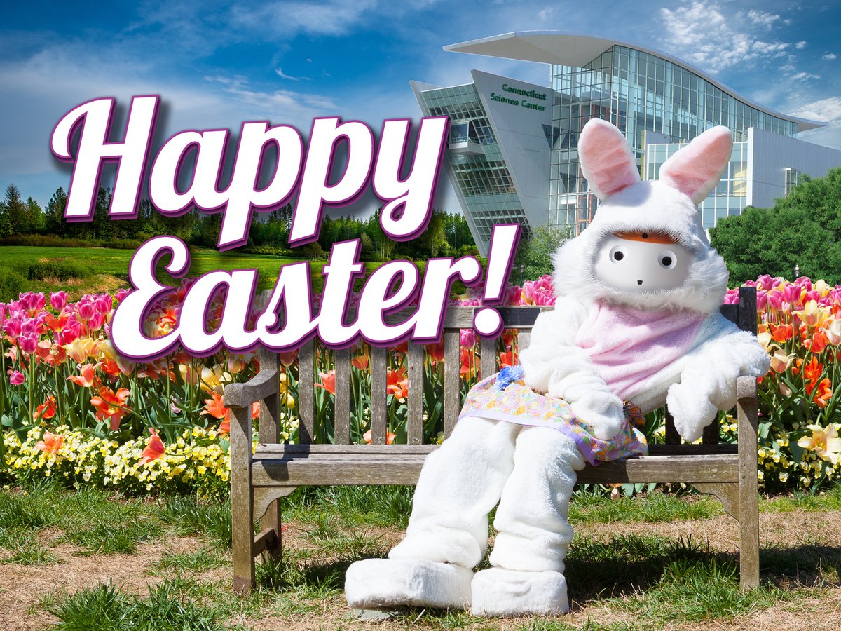 Connecticut Science Center (@ctsciencecenter) on Twitter photo Happy Easter from the Connecticut Science Center! As a reminder, the Science Center is CLOSED today; we hope you all have a great day spent with family and friends. 
Current hours can be found on our website: ctsciencecenter.org/visit/hours/ Happy Easter from the Connecticut Science Center! As a reminder, the Science Center is CLOSED today; we hope you all have a great day spent with family and friends. 
Current hours can be found on our website: ctsciencecenter.org/visit/hours/