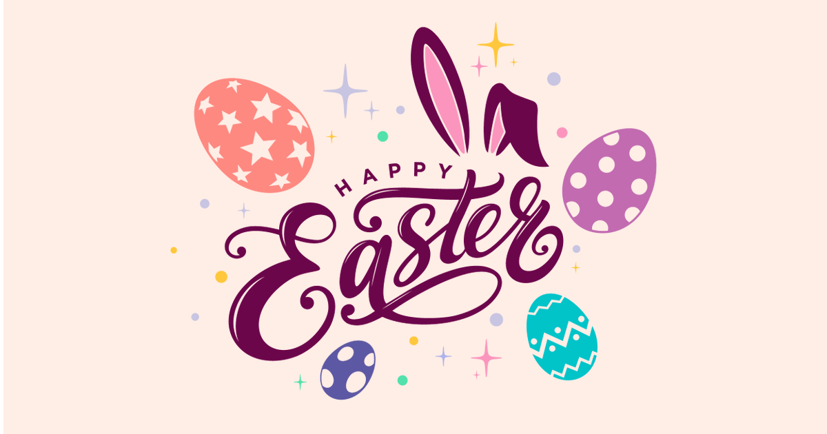 Happy Easter Sunday! We hope you have a great time with your family this Easter.