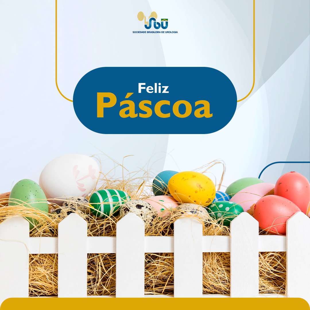 A Sociedade Brasileira de Urologia deseja a você e à sua família uma Feliz Páscoa! 

#SBU  #urologia #Páscoa