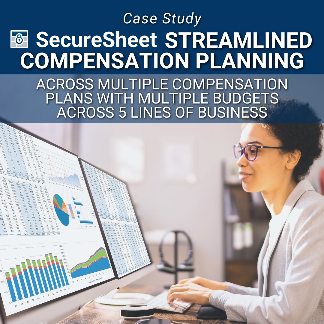 Before #SecureSheet, a global manufacturer struggled with a manual & error-prone year-end #CompensationPlanning process.

See how SecureSheet's #CloudBased platform transformed their process, empowering managers & improving efficiency.

Read more: securesheet.com/news/case-stud…