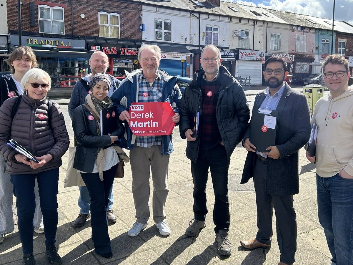 Pleased to join ⁦@Abtisam_Mohamed⁩ campaigning with ⁦@NetherEdgeLab⁩ for ⁦@derekmartin_NES⁩ - who’ll be a great ⁦@UKLabour⁩ councillor alongside ⁦@ibbyullah⁩ and ⁦@nighat_basharat⁩