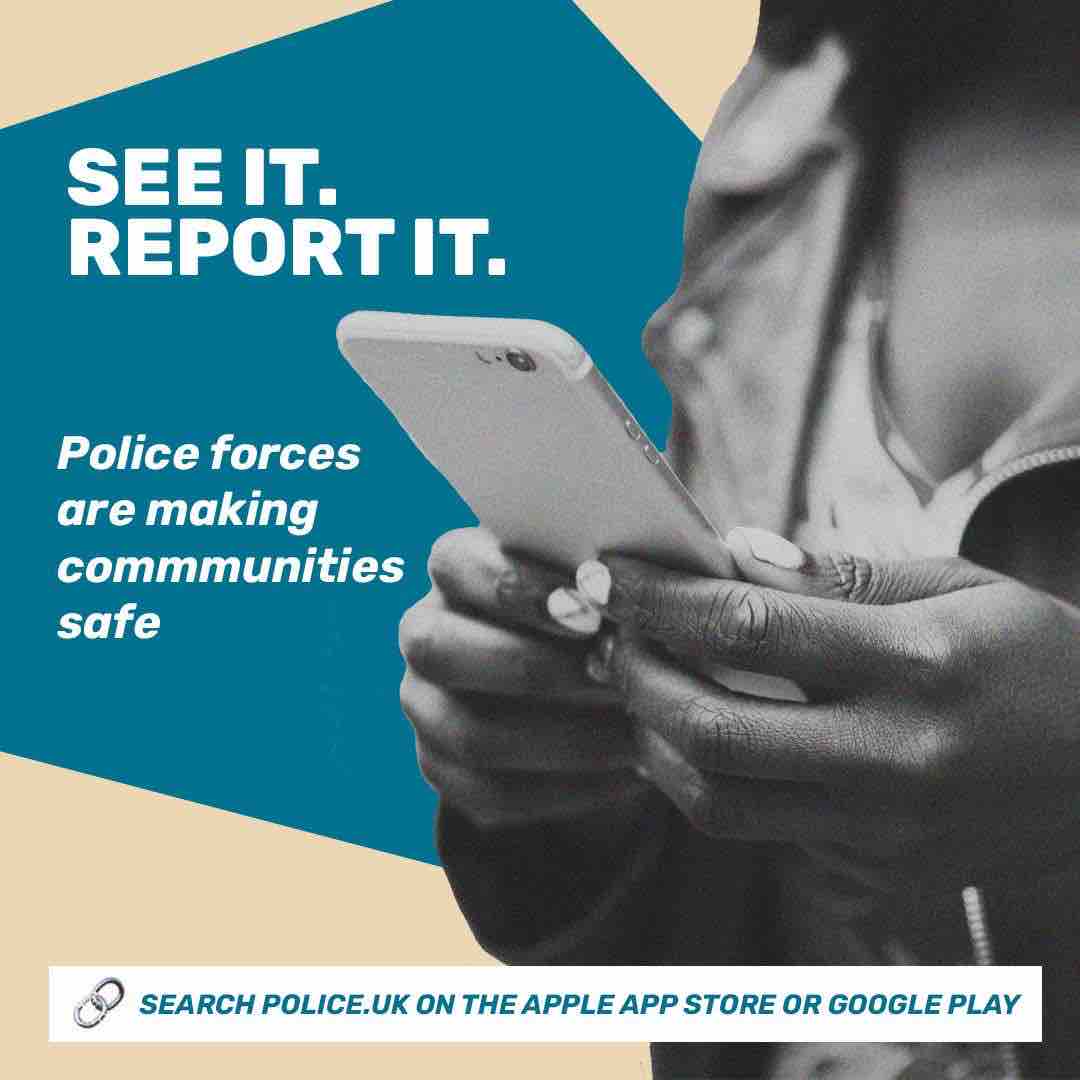 🚨The new Police.UK app has arrived. You can now report a crime, access victim support services or contact your local police force directly within the app. 📱Search Police.UK on the Apple App Store or on Google Play.