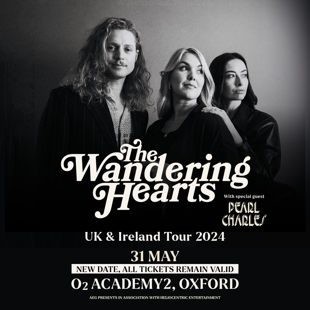 .@TheWanderHearts are the leading lights in British folk-americana, and their rescheduled show here will take place on Friday 31 May. Support comes from @pearl_charles. Tickets available - amg-venues.com/GQYH50R30N1