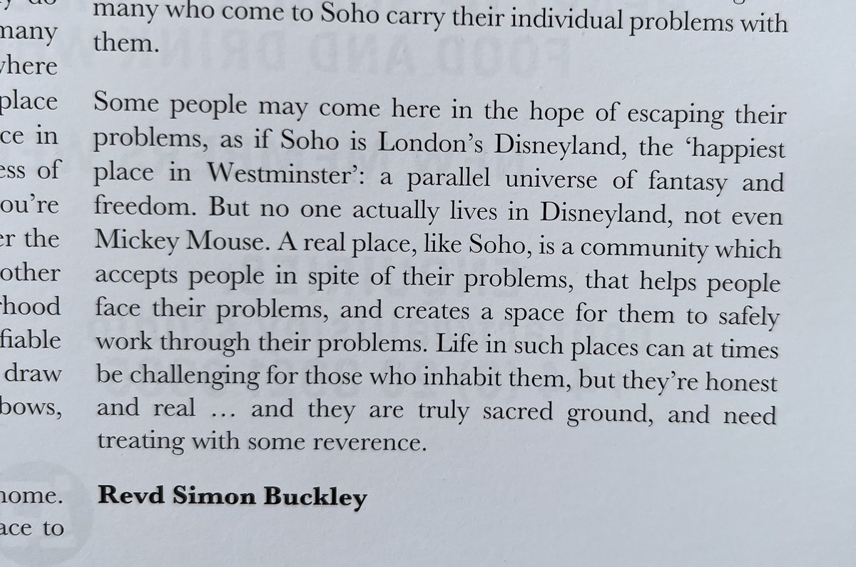 Beautiful words from Simon Buckley of @AnnesSoho in Soho Clarion.