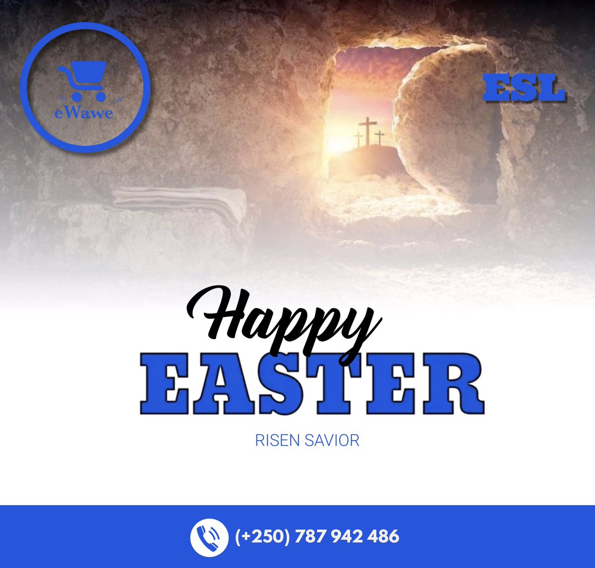 Easter greetings filled with joy and hope, extended to our valued ESL customers! #ewaweltd #ewawecustomers #rwanda