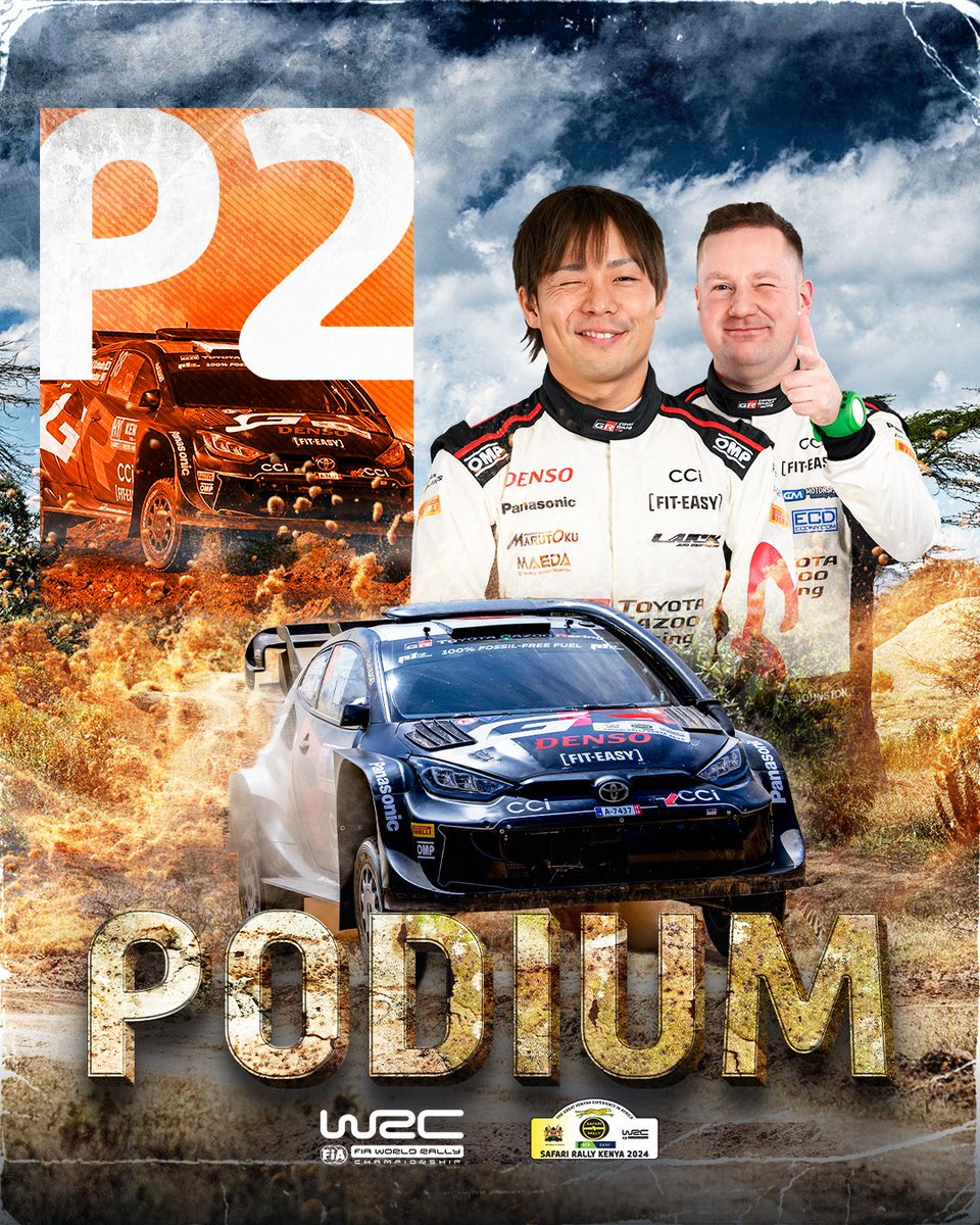 PODIUM FOR TAKA &amp; AARON!!! 🤩

<a href="/TakamotoKatsuta/">Takamoto Katsuta</a> <a href="/TGR_WRC/">TOYOTA GAZOO Racing WRT</a>