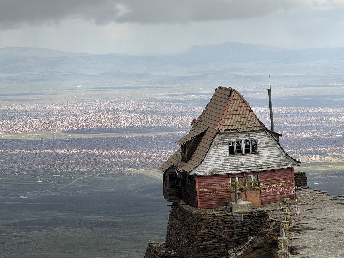Chacaltaya - 5300m 

Chacaltaya In Quechua means “Frozen Bridge”.
Quechua beliefs are that after this life, we move into the next one, no reincarnation, we just pass on to another life; but the people of this region, to do so, they must cross the frozen bridge.

#earthcapture