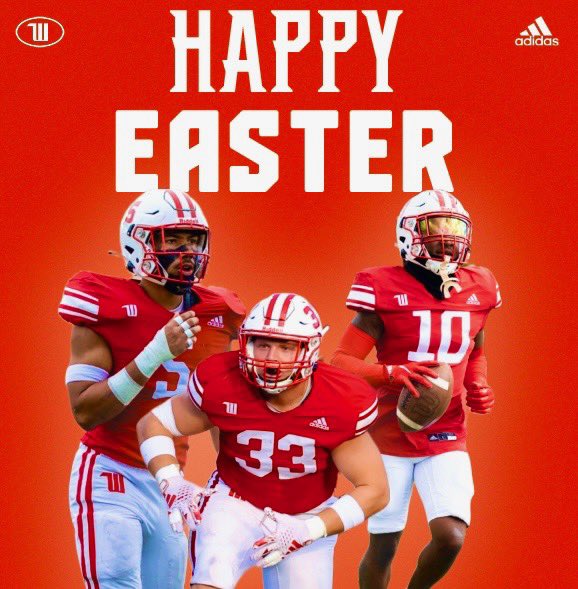 Happy Easter! From, Wittenberg Football #TigerUp #D3FB