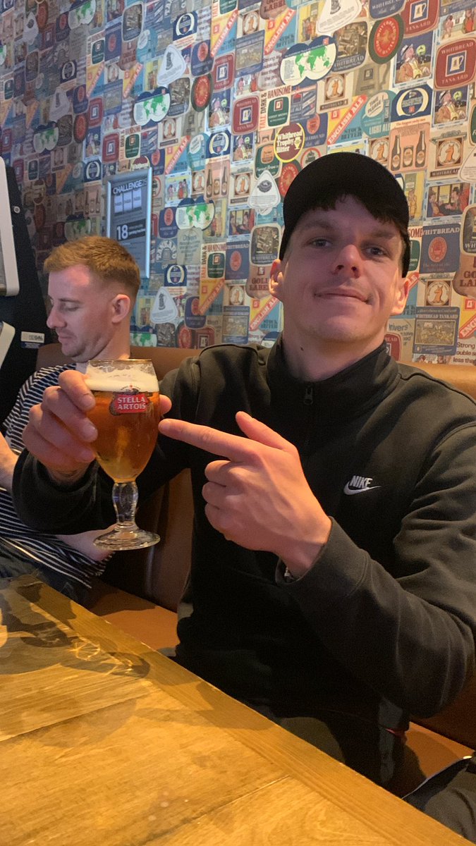 Embarrassing. Win the league and there are half pints floating about. Big fine