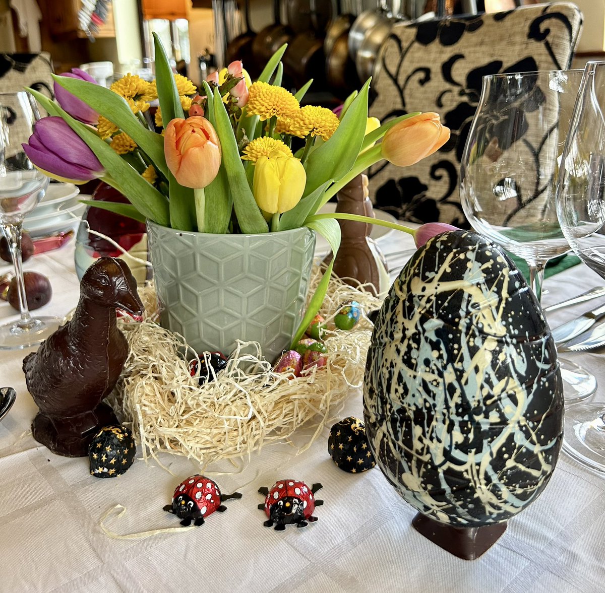 #easter2024 spent with friends and sharing this beautiful @ealufoods egg