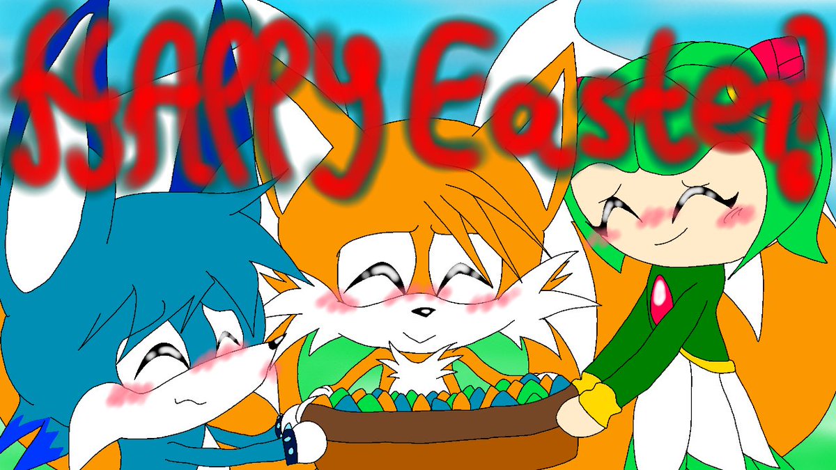 RockyStone99's tweet photo. Tails, Kit & Cosmo share a basket of Easter eggs together ^^ #kittailsmo #kitailsmo #kittails #kitails #tailsmo #milestailsprower #tailsthefox #kitsunamithefennec #cosmotheseedrian #tailsxcosmo #tailsxkit #kitxtails #cosmoxtails #kitxtailsxcosmo #cosmoxtailsxkit https://t.co/ygvUihZWla
