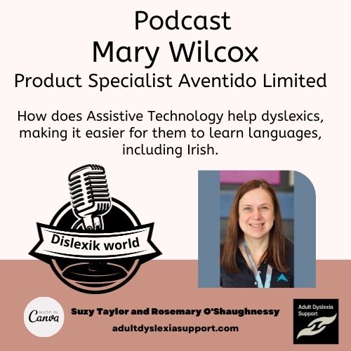 Podcast #Dislexikworld How does Assistive Technology help dyslexics, making it easier for them to learn languages, including Irish with Mary Wilcox
@aventido
open.spotify.com/episode/4TkdvR…… #Podcast #AssistiveTech #Gaeilge #IrishLanguage #LearnIrish #Dyslexia #DyslexiaAwareness