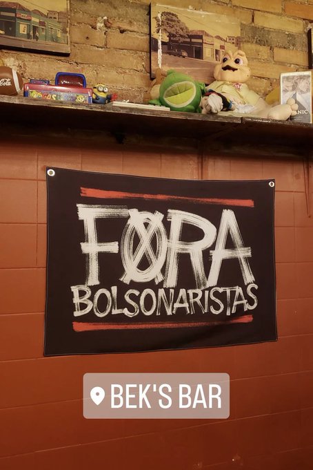 Atenção amigos de Curitiba-PR o proprietário do BEK'S BAR disse que prefere falir a ter que atender Bolsonaristas. Vamos ajudá-lo??