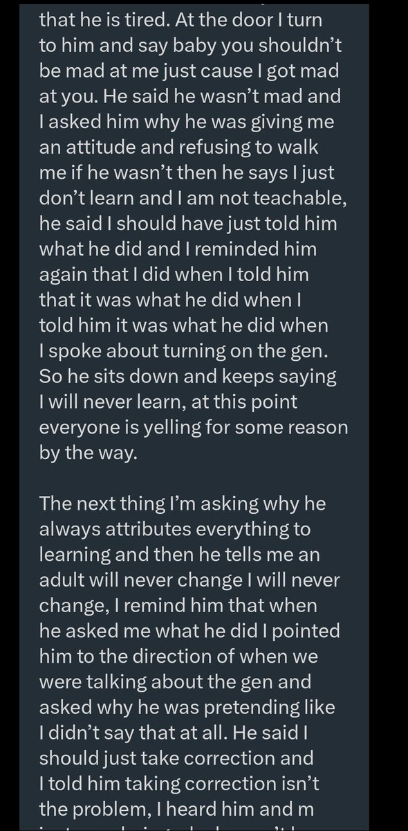She's 27. Please read to the last screenshot. It's actually 39 screenshots & not 50. I'll suspend posting anything for another hour or so to give you guys ample time to read and digest her story. I circled the update she sent this morning. Happy reading 👇