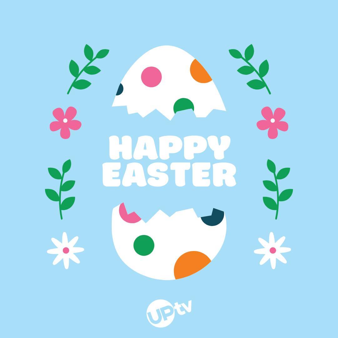 Happy Easter from UPtv! Wishing you a joyous and egg-citing holiday weekend filled with family, friends, and lots of laughs! 🐰🌷🥚 #HappyEaster
