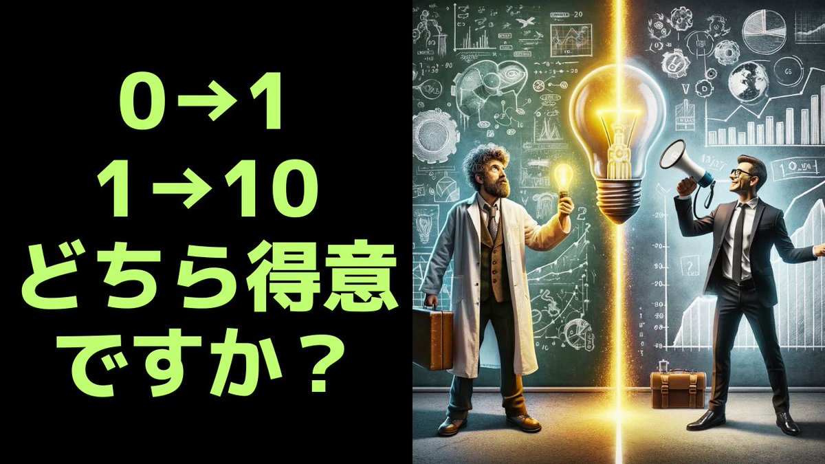 19820206's tweet image. #0to1 #1to10 #この時代 #行動力 #スピード #2024年 #新規創出 #既存拡大 

youtu.be/coIK1Y_53QE