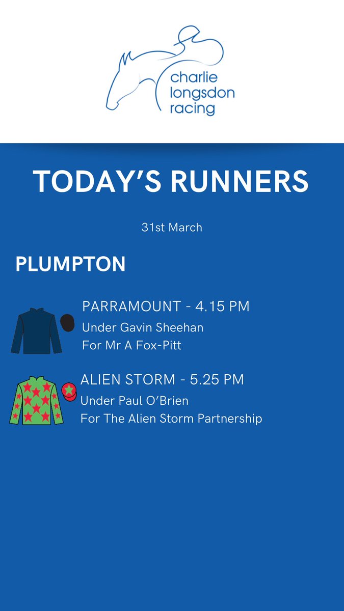 Todays runners: