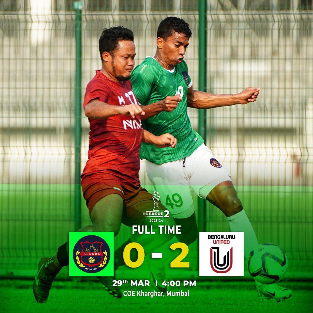 mumbaikenkrefc's tweet photo. we will be back stronger for our next home game 💪

#mumbaikar #football #gokenkre #goa #kolkata #bengaluru #delhi #wifa #kenkrefc #mumbaifootball #footballmfa #mumbai #ileague2 https://t.co/ewbG7uiIbv