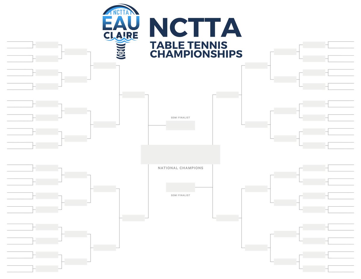 collegett's tweet image. NCTTA will conduct a live draw tonight for those who are interested! 
When: Sunday, March 31st 10pm eastern
Where: fsu.zoom.us/j/9964546347
#livedraw #transparency #WhoPlaysWho #bracket #NCTTA