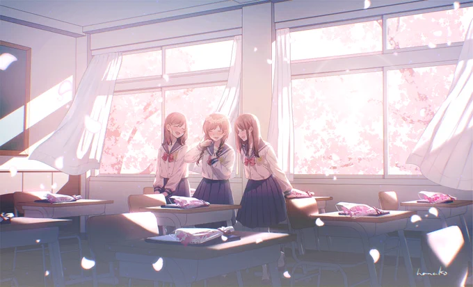 『青春最後の1ページ / ゆう。』ゆう。さんのオリジナル楽曲のイラストを描かせていただきました!よろしくお願いします 