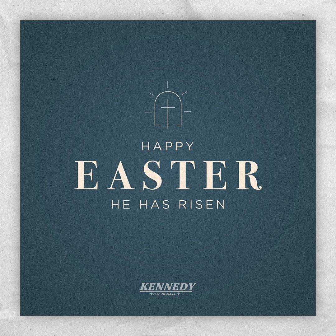 Becky and I hope that you and your family have a blessed Easter. “He is not here; he has risen!” Luke 24:6