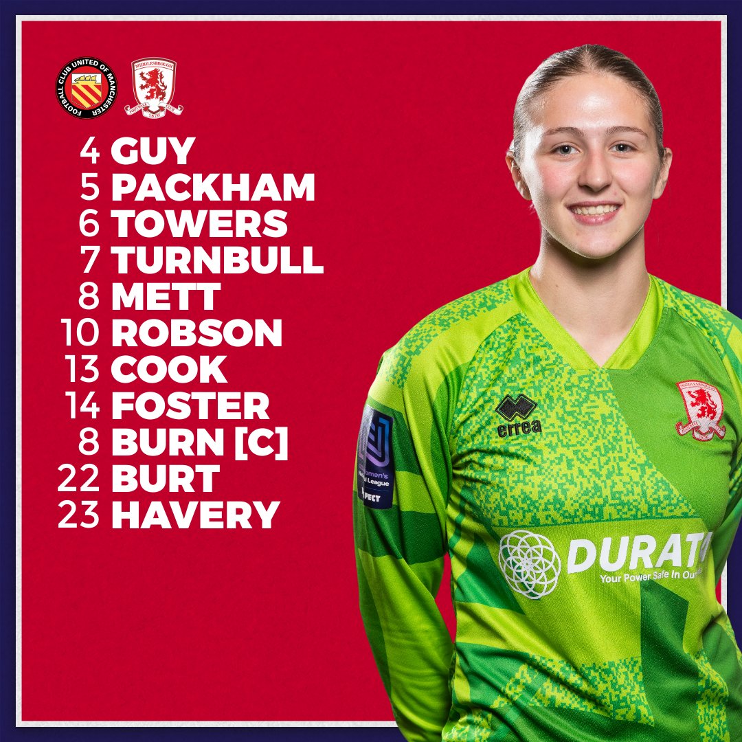 BoroWomen's tweet photo. Team news from FC United 🗞️ #UTB #UTBW https://t.co/ZaYpAKxP4E
