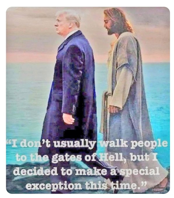 Trump, who cheated on his wives with porn stars, made fun of the disabled, disparaged veterans, & stole from charities for personal use, sold the Bible during Holy Week to raise money to pay his legal bills. Satan couldn't be prouder. #ProudBlue #TrumpIsACriminal #HappyEaster