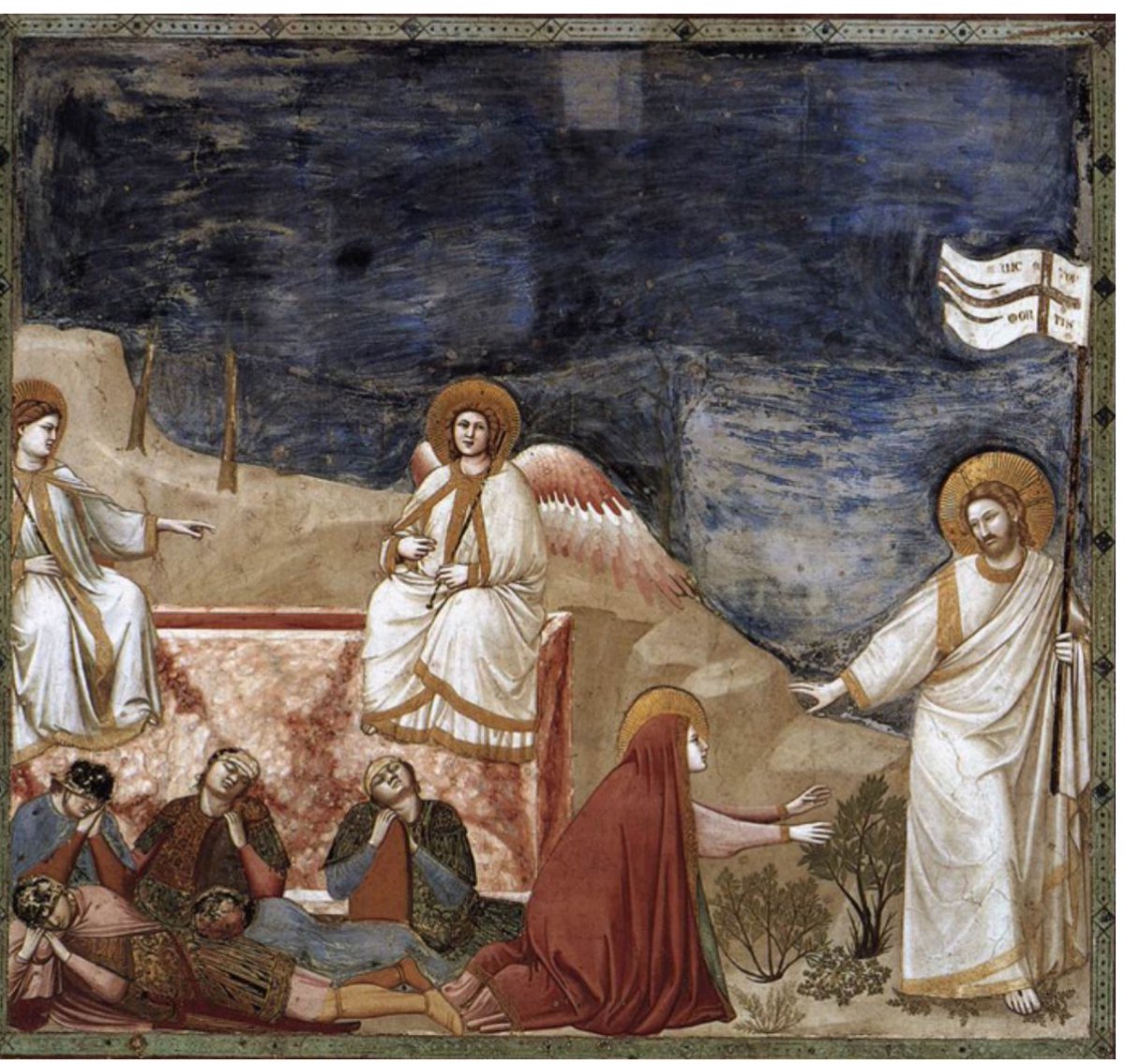 Happy Easter! #Giotto, “Resurrection” (1304-06)