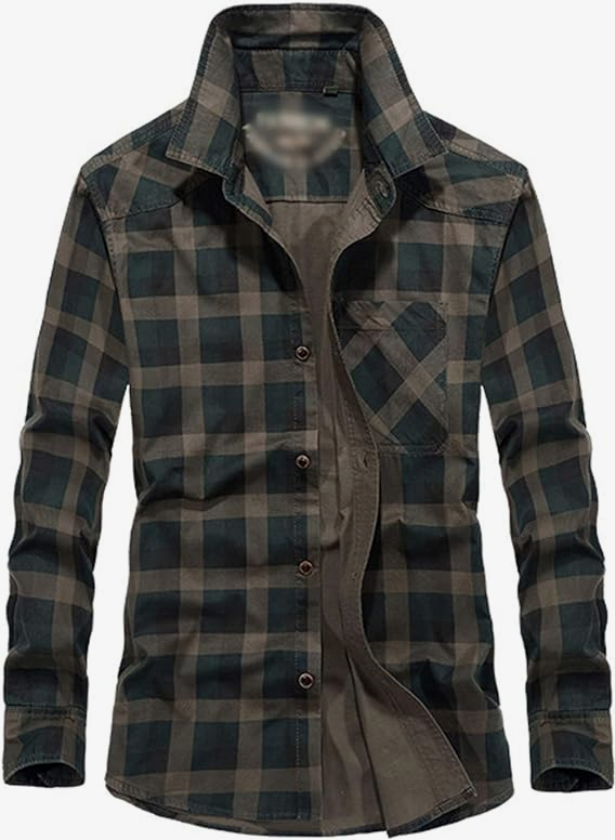 amzn.to/4cRjWPt

Camisa masculina casual com botões e bolso xadrez para trabalho