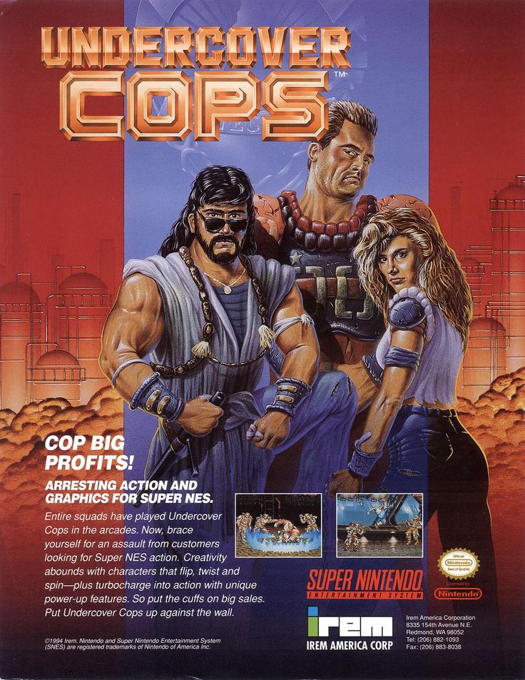 UNDERCOVER COPS: In 1995 three heroes took to the streets in order to put a stop to evil street thugs. A fantastic beat 'em up from Irem this was a SNES home port of their superb 1992 arcade game and was only released in Japan #retrogaming #Nintendo #SNES #Arcade #90s #gaming