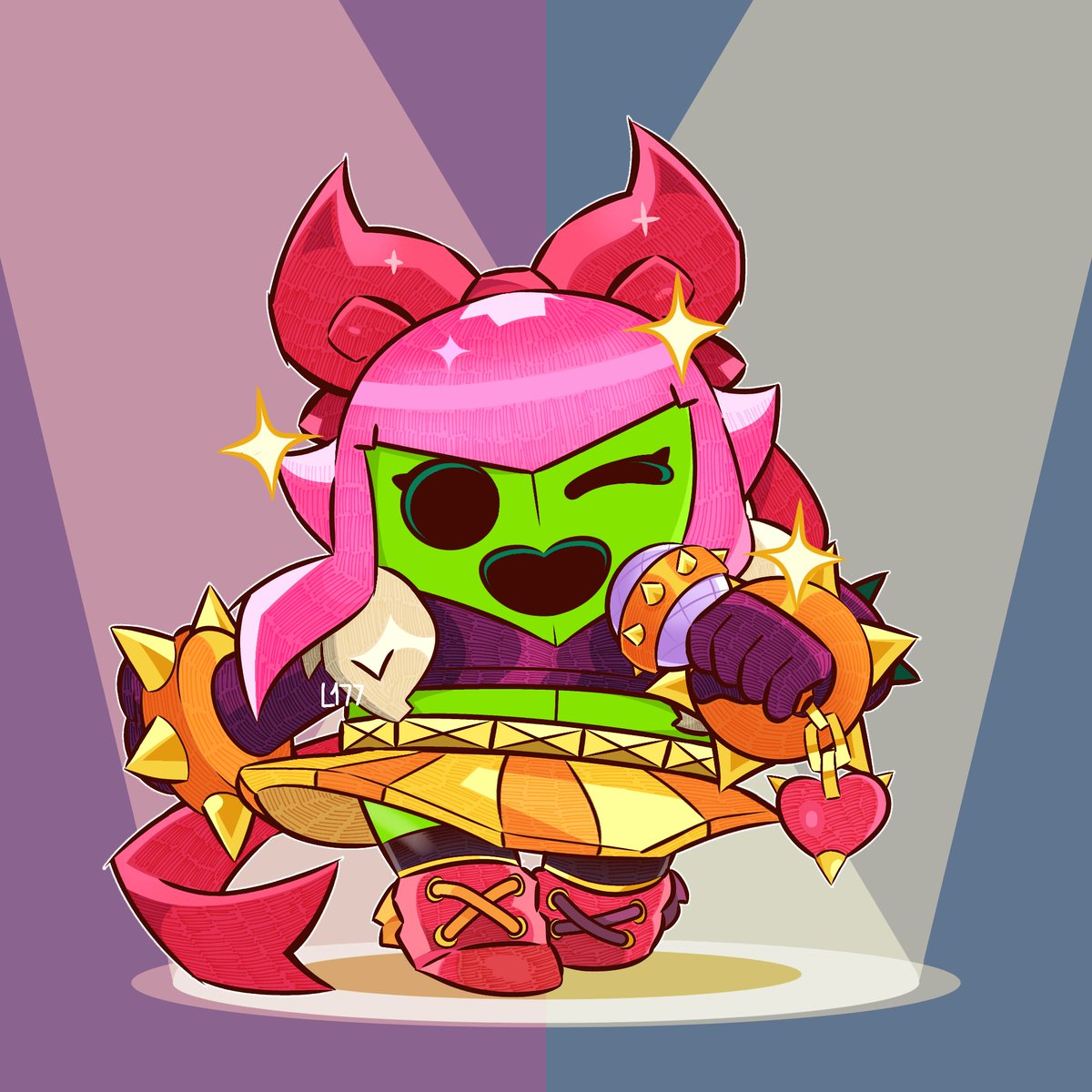 Melodie Spike🎶 #BrawlStars #BrawlStarsArt