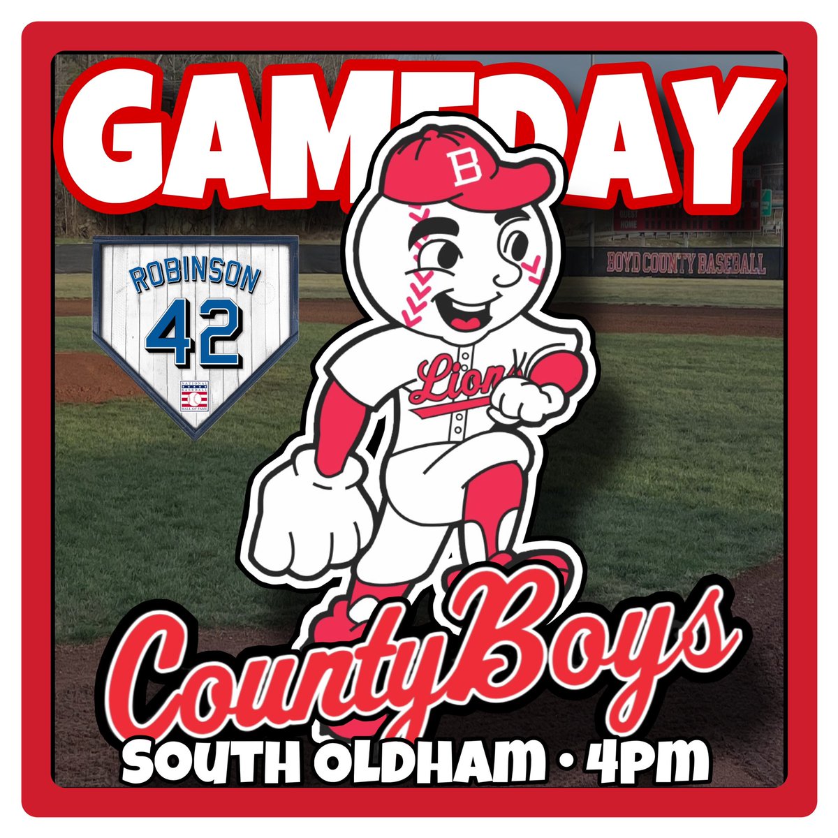 BoydCoBaseball's tweet photo. The #CountyBoys all arrived safely to Florida and the games begin today at the Jackie Robinson Training Complex.  They face off today at 4pm against South Oldham https://t.co/sJ9PXBYSnC