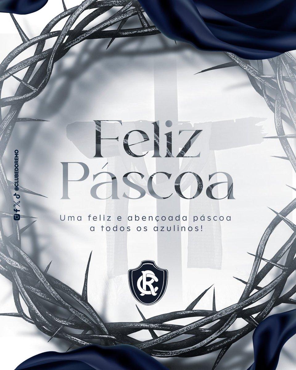 O Clube do Remo deseja a todos os azulinos uma Feliz Páscoa!

#OReiDaAmazônia