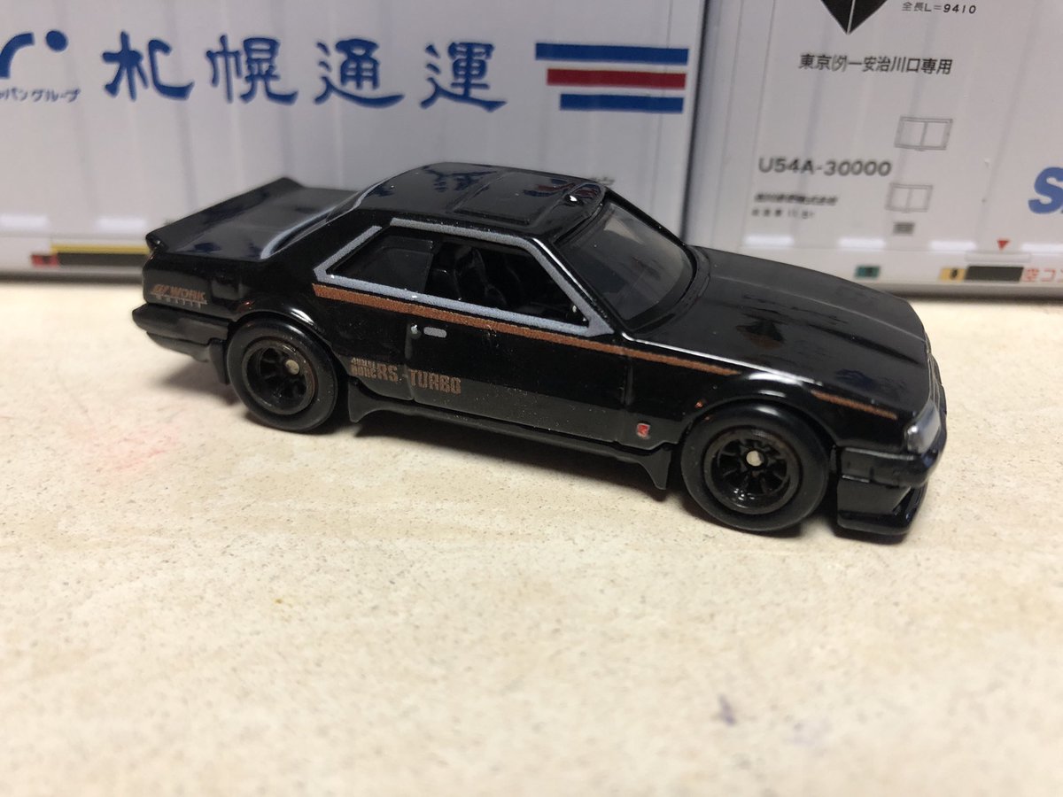 porschegmbh's tweet photo. #ホットウィール  #HotWheels  #SKYLINERSTURBO  #KDR30 
HW KDR30(BLV)ワタナベ履いてるのにワークをボケで貼ってる設定です(*^^*) https://t.co/svKOdvYwog
