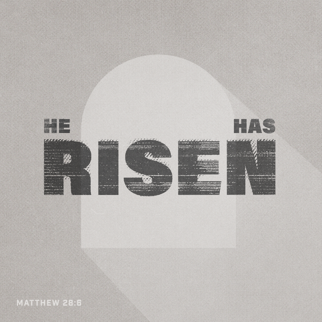 Celebrating that He has Risen! Happy Easter! 'He is not here; he has risen, just as he said. Come and see the place where he lay.' – Matthew 28:6 @pray // #ForGodsGlory // #TeamSR2