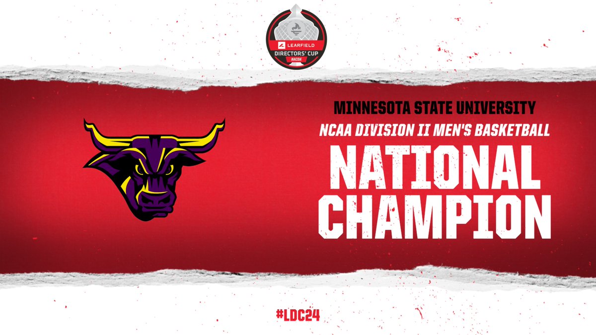 For the first time in program history, @MinnStAthletics is the 2024 NCAA DII Men's Basketball National Champions! #LDC24