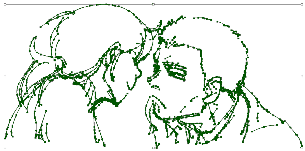 ベジェらくがき 