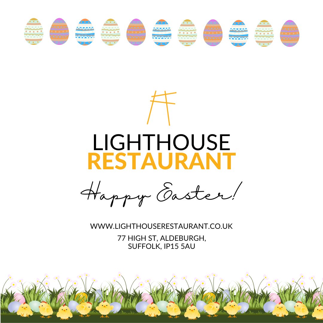 Happy Easter! We hope you all have a wonderful day, eating plenty with good company. And lots of chocolate of course! #Easter #Chocolate #TheLighthouse