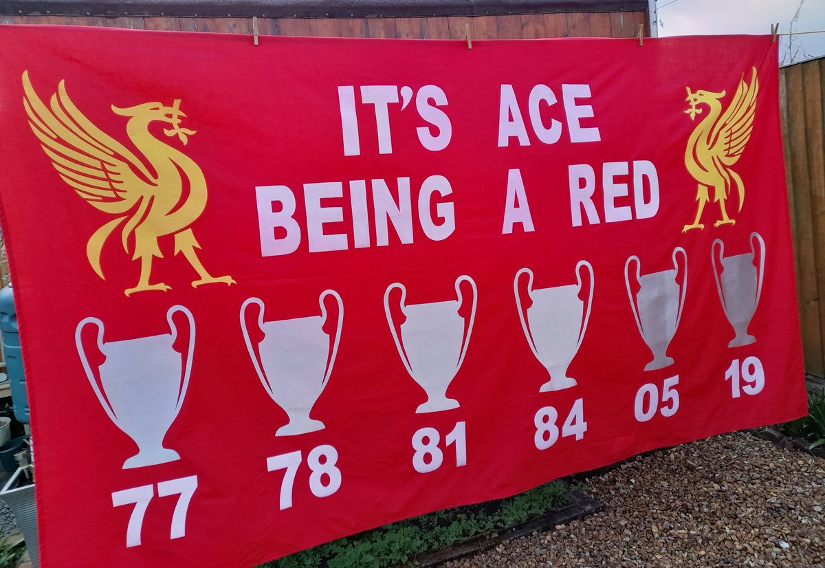 NEW 9ft x 5ft Liverpool FC banner. Made to order. ⭐️⭐️⭐️⭐️⭐️⭐️ #lfc #lfcbanners #JFT97 YNWA