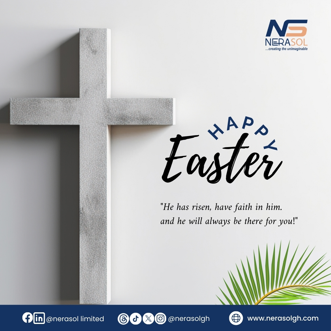 Happy Easter Everyone! #nerasolgh #Happyeaster #Heisrisen #Jesuslives #hope #Faith #newbeginnings #wastech He is Risen Kwahu Settings