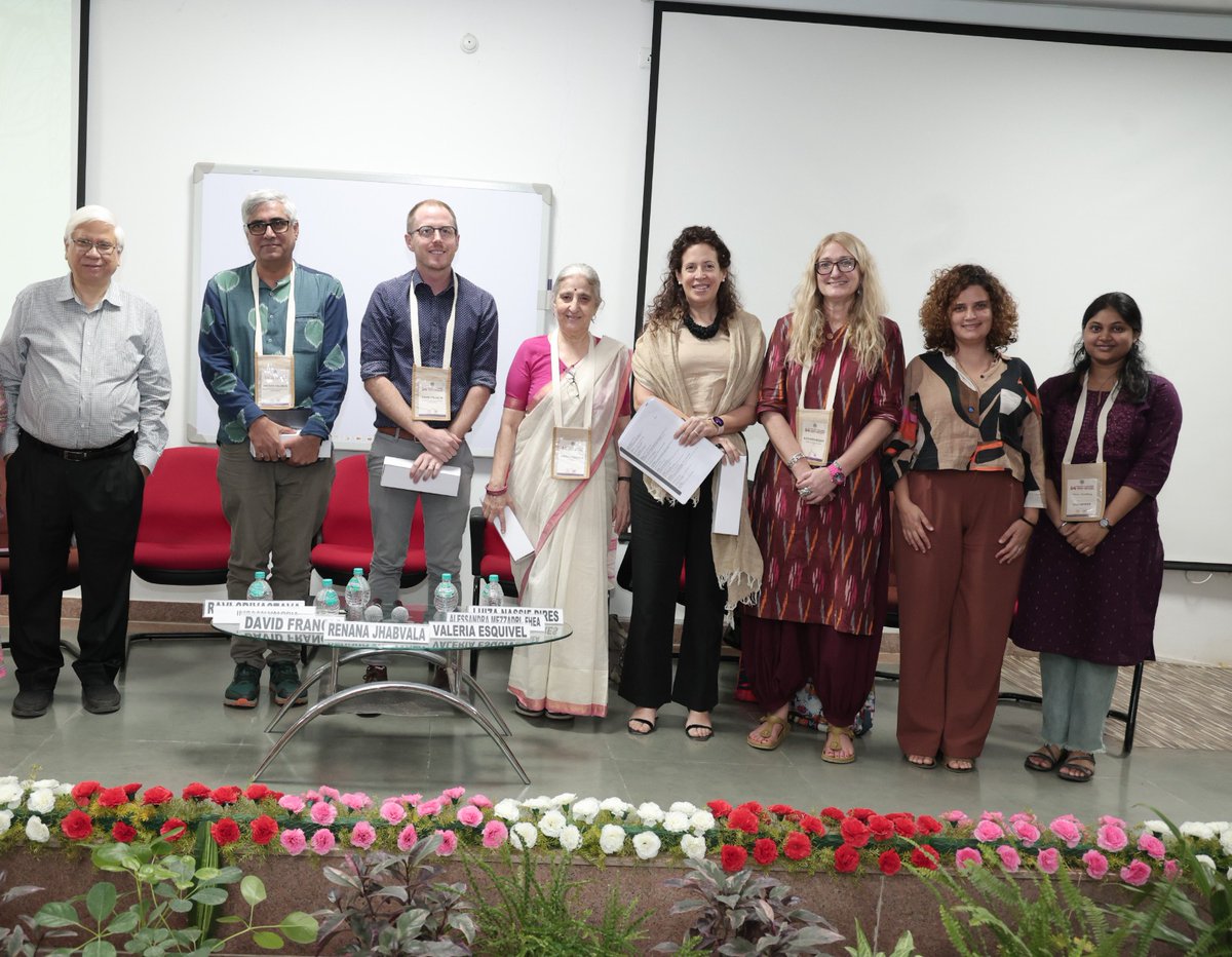 During #64thISLEConference, panel organized by @Wits_SCIS and @TweetIHD and chaired by @RJhabvala @SEWABharat delved into critical issues facing informal workers, a sector that forms the backbone of many economies yet remains underrepresented in policy discussions @HydUniv