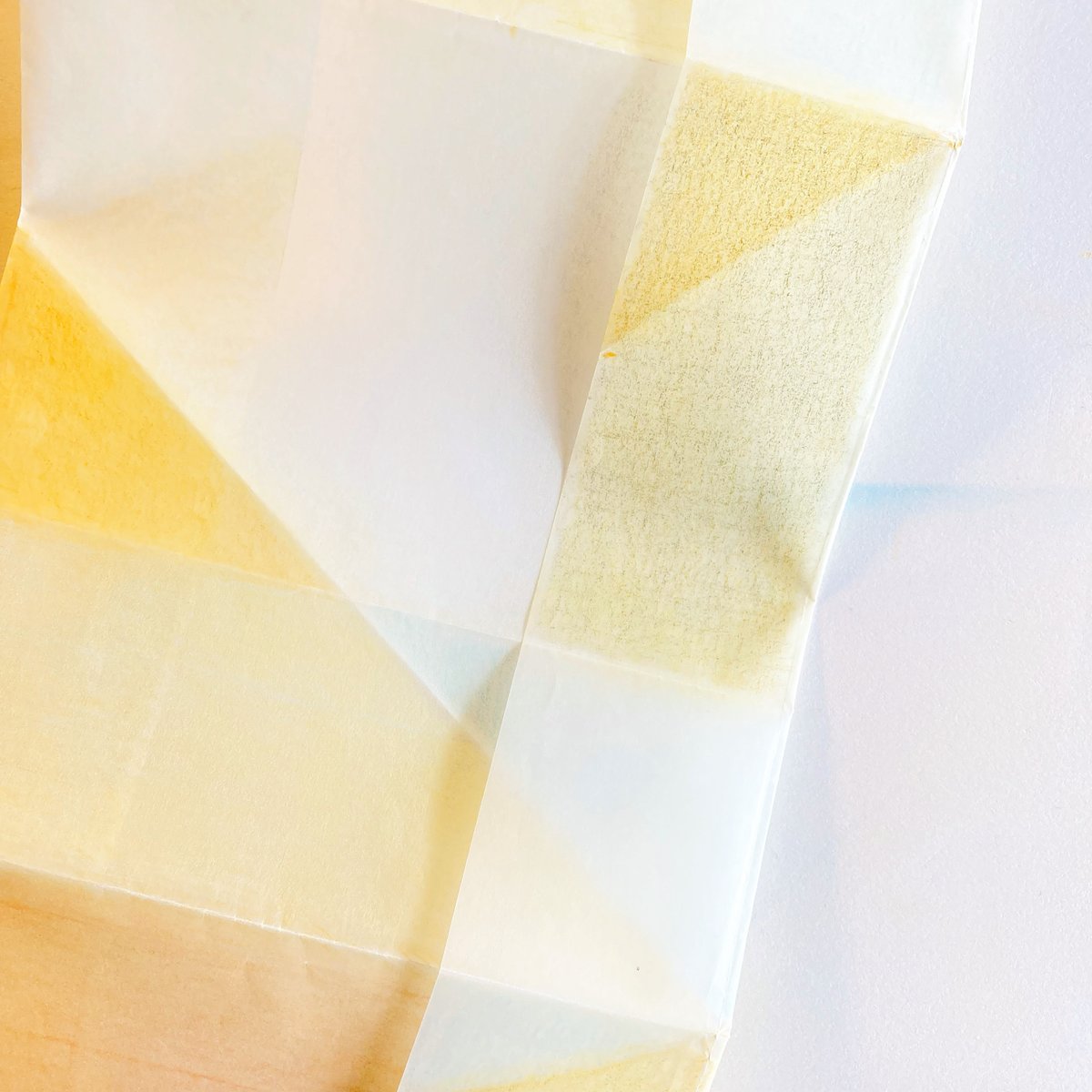 Work in progress

#tracingpaper #colouredpencils #folds #light#carandache #studio #artstudio #workonpaper#drawing #tracingpaperdrawing#workinprogress #studiopractice #artprocess