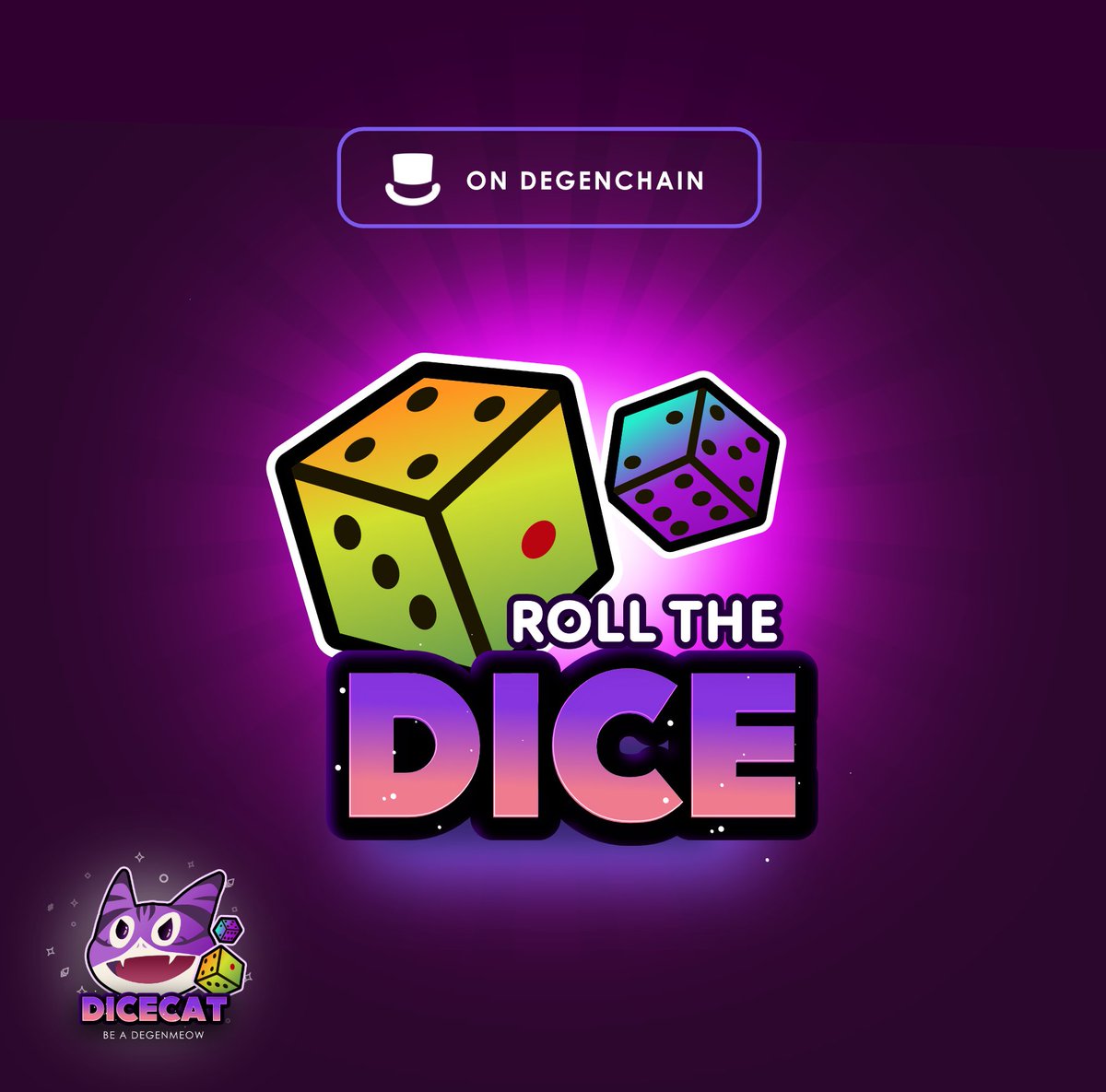 Who want to be a Degen Cat? $DCAT

Come with us, roll the dice and chill.