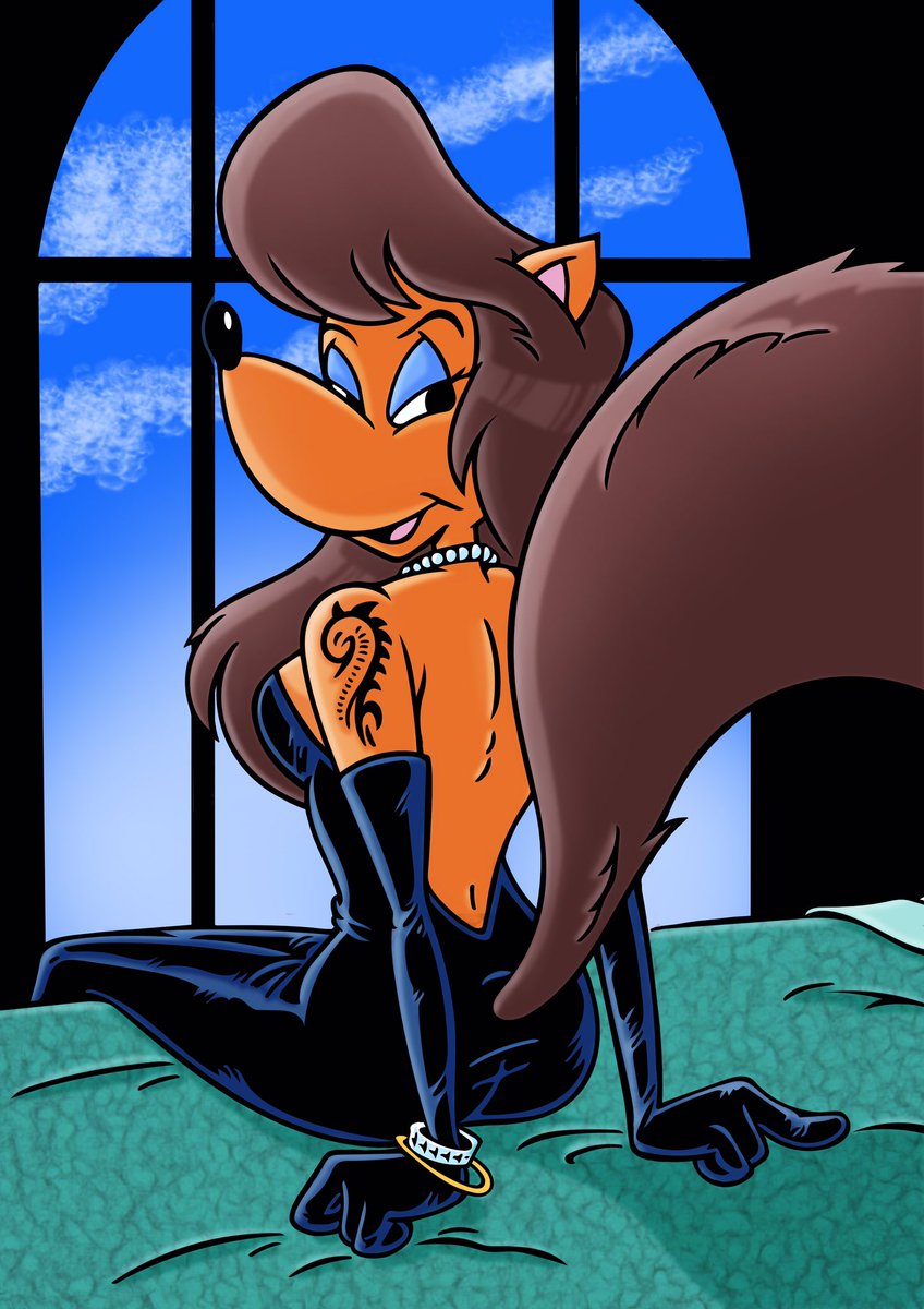 Dave_Windett's tweet photo. Roxanna Reynard,  Co-created with writer Ferg Handley for football comic  Foul.

I came across a scan of the black and white line art for this drawing and thought it would be fun to colour it.

#Drawing #Illustration #Fox #AnthropomorphicCharacter #AnthropomorphicFox https://t.co/veNApi2qZa