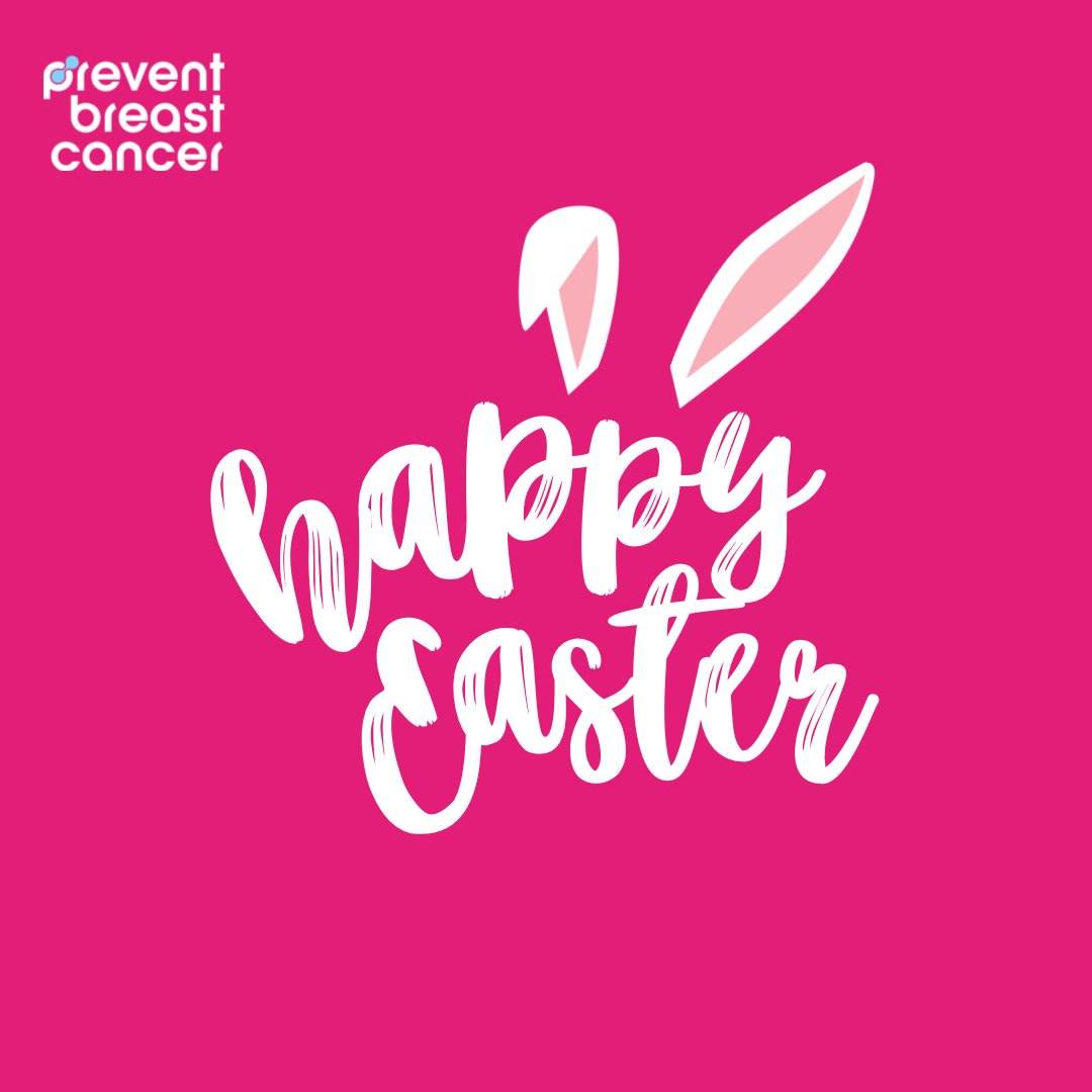 Happy Easter from everybody at Prevent Breast Cancer! 🐣🩷
