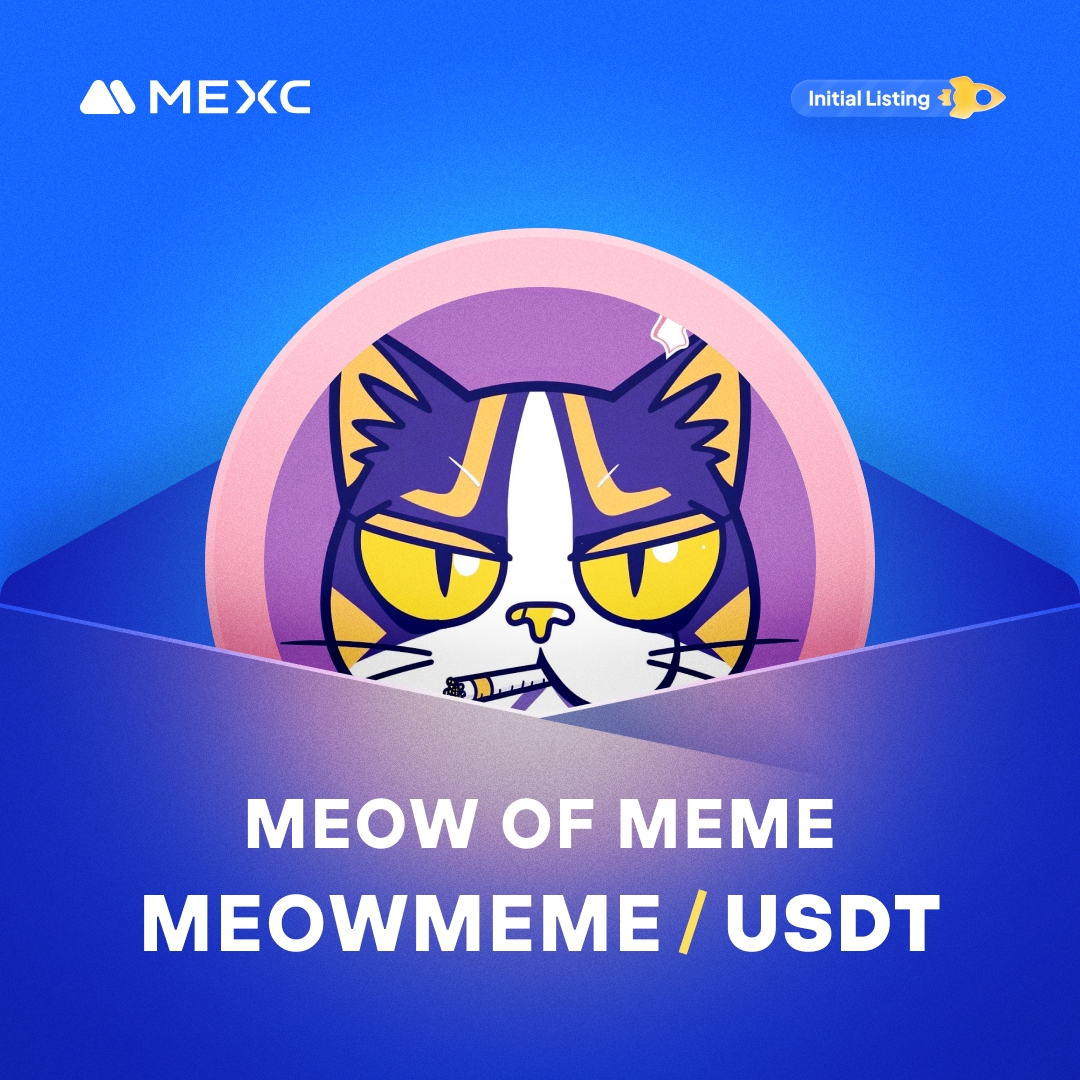 We're thrilled to announce that the @meowofmeme Kickstarter has concluded and $MEOWMEME will be listed on #MEXC!

🔹Deposit: Opened
🔹MEOWMEME/USDT Trading in the Innovation Zone: 2024-03-31 10:30 (UTC

Details: mexc.com/support/articl…